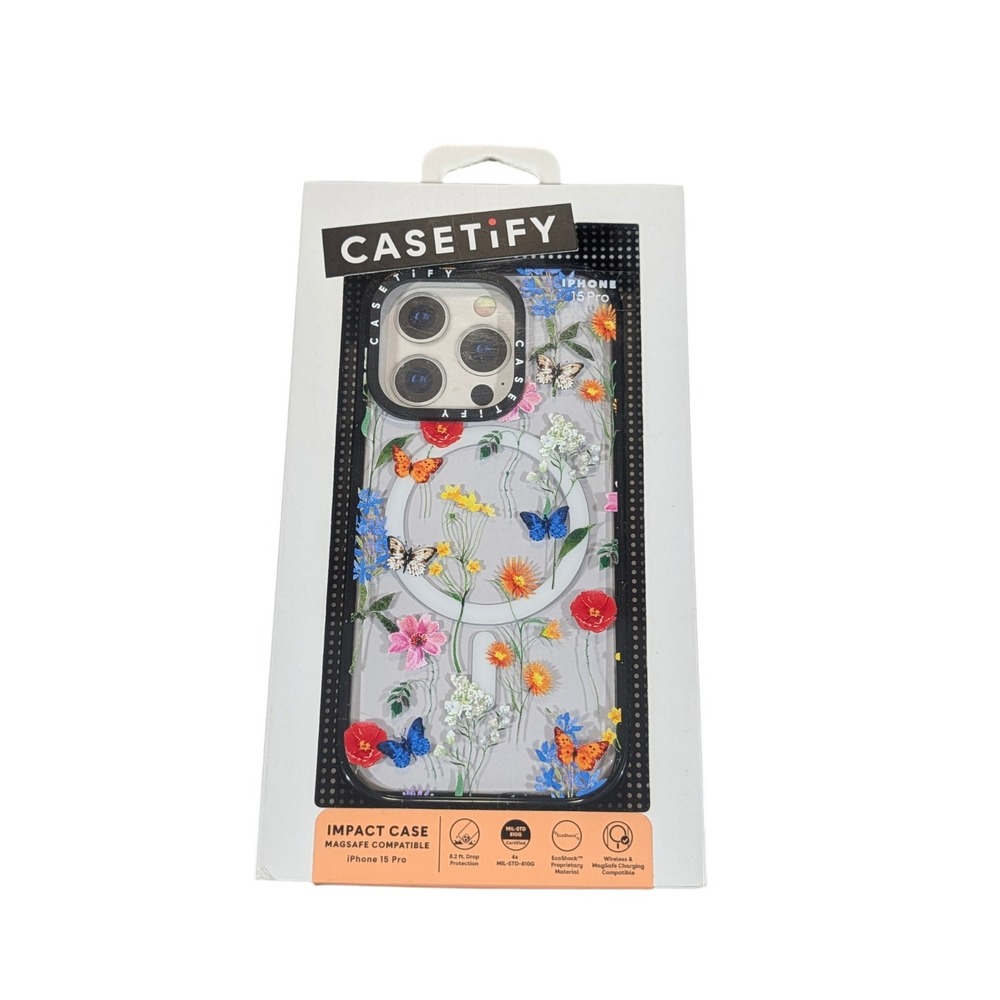 U2U CASETiFY - Impact Case with MagSafe for Apple iPhone 15‎ Pro Ditsy Florals